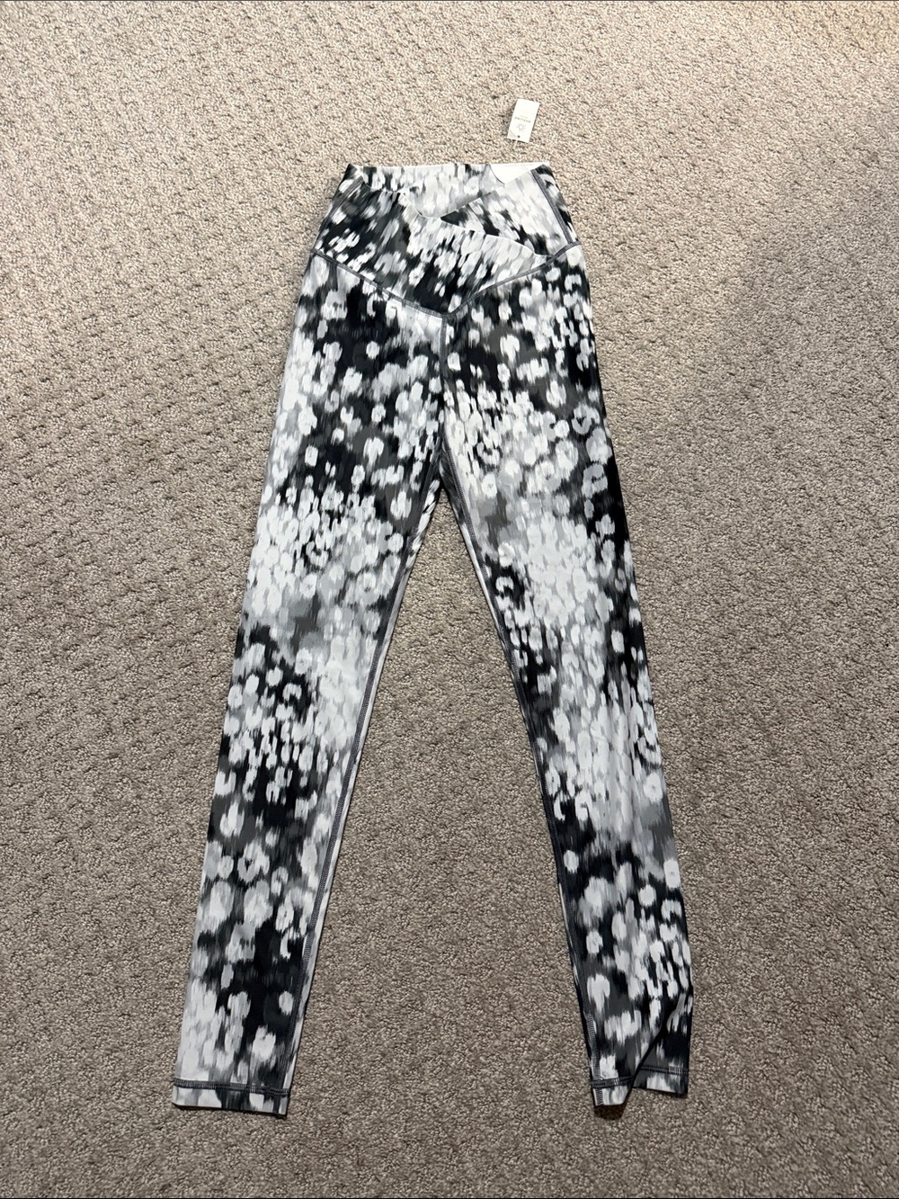 aerie Black & White Printed High-Waist Leggings